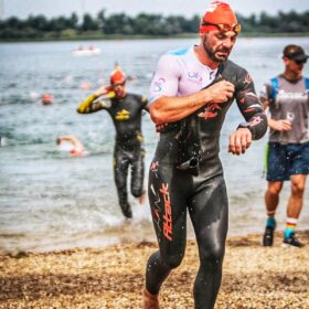 Danny Wechsel schwimmen Leipzig-Triathlon 2021