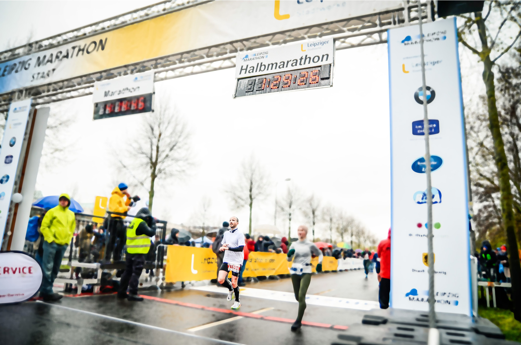 Max Leipzig Marathon 2019 Ziel